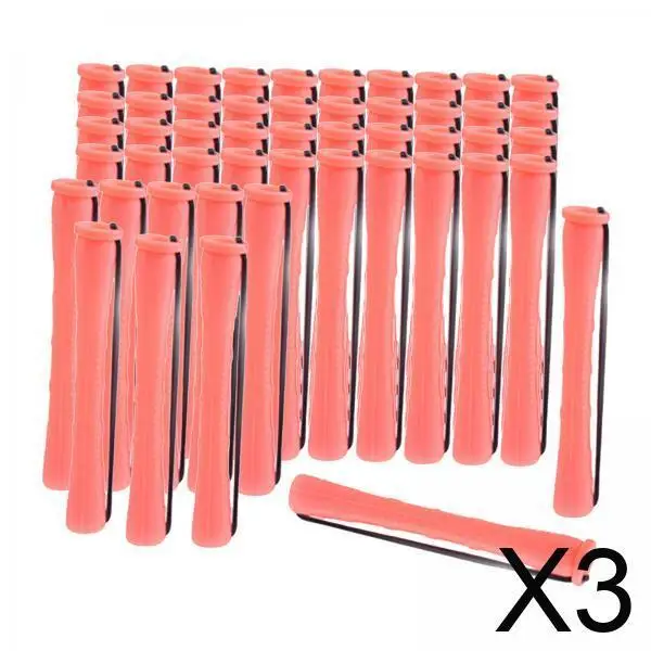 

3xCurl Cold Wave Perm Rods Curling Hair Curly Wavy Rod Set Women Girls 50Pcs 1.3cm