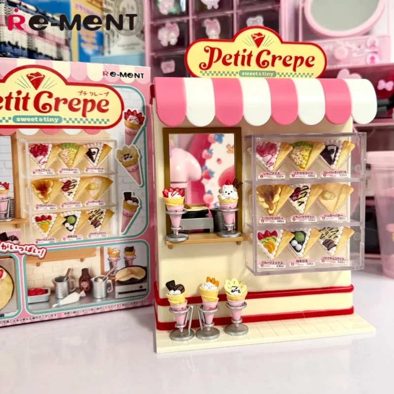 

Original Re-Ment Figures Box Petit Crepe Sweet & Tiny Series Blind Box Miniature Scene Ornament Rement Birthday Gift Toy