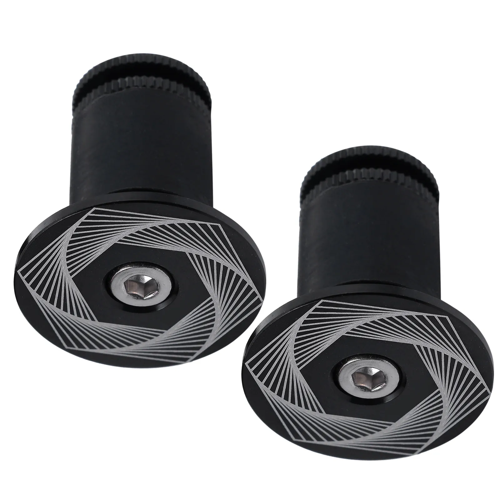 

2Pcs Aluminum Handlebar End Plugs for Mountain Bike Road Bike 15-22.5mm Inner Diameter Easy Install Cycling Accessories Bar End