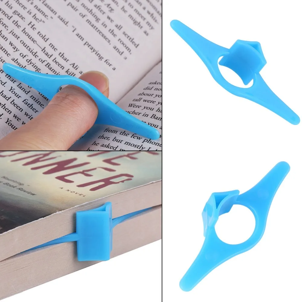 10PCS Bookmarks Ring Thumb Bookmark Reading Gadget Multi-Purpose Finger Ring Bookmark Practical Book Marker For Librarians