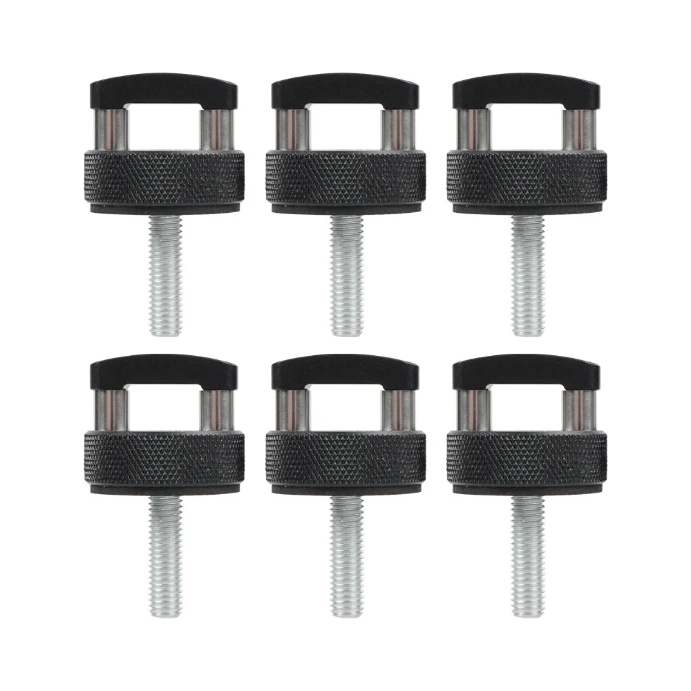 

​Aluminum Hard Top Quick Removal Fastener Thumb Screws W/D-Ring For Wrangler JK JKU JL JLU JT