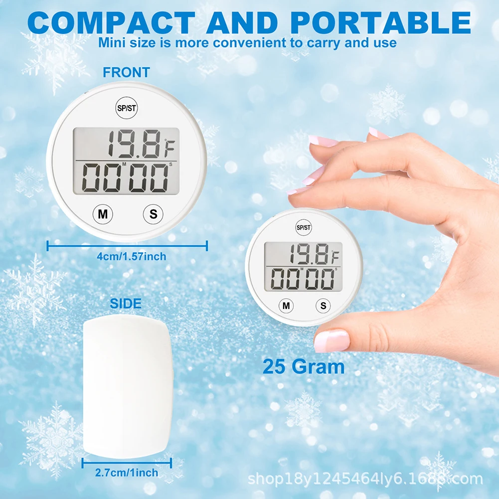 Ice Bath Thermometers Waterproof Floating Thermometers Bath Pool Thermometers Digital Water Thermometers Ice Bath Cold Plunge