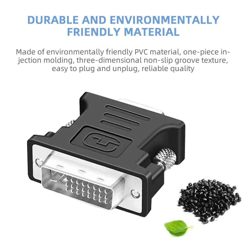 Iron Screw Dvi Adapter Dvi24+5 Male To Vga Female Head Hd Connect The Vga Computer Cable To Dvi Interface Equipment