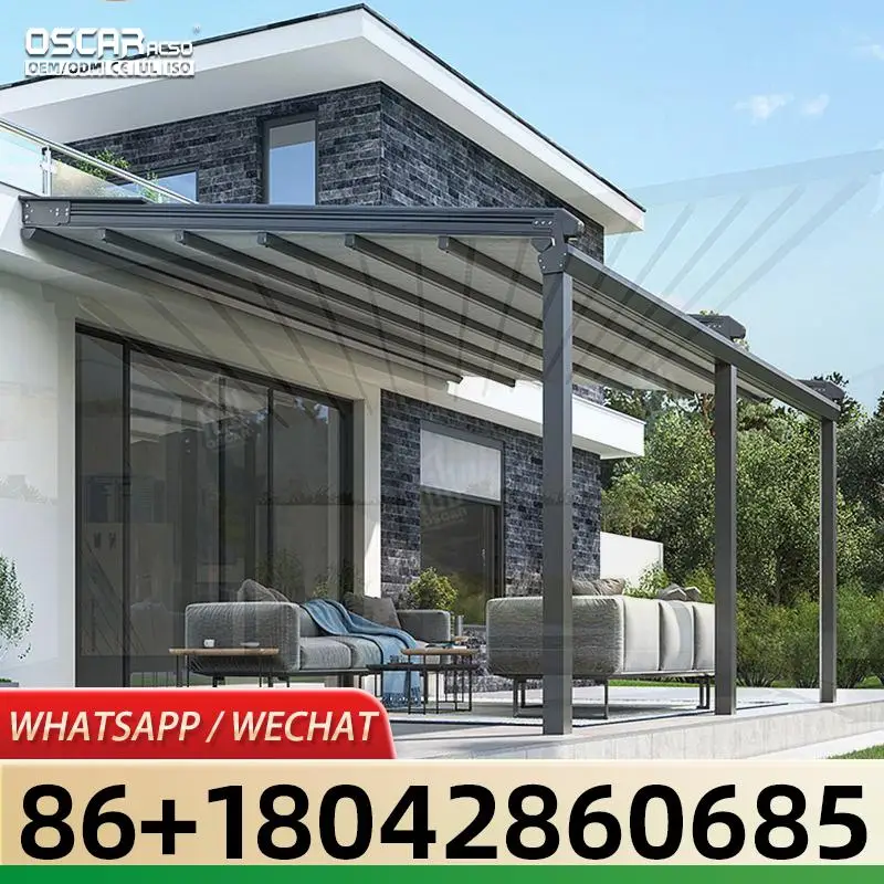 

Outdoor Retractable Function Expandable Creative Gazebo and Pergola Similar Outdoor Shade Canopy For Patio Garden Balcony Smart