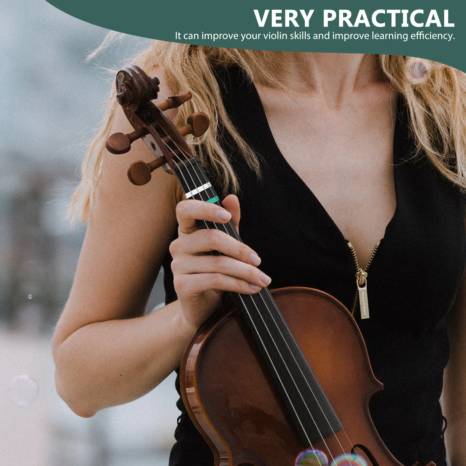 

3 Rolls Violin Note Sticker Tape Easy Apply Remove Fingerboard Decal for Student Starter Kit Music Learning Aid Accessory