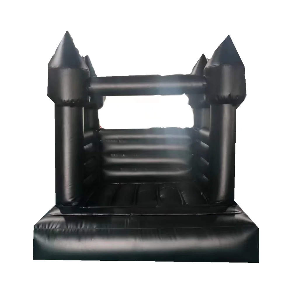 

Hot selling inflatable bounce castle black bouncer jumping castle for kids bouncy house