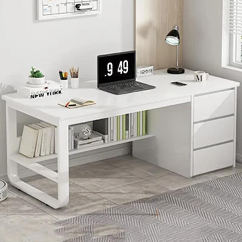 Drawers Bedroom Office Desk Standing Writing Storage Computer Desks Standing Supplies Mesa De Computador Modern Furniture New