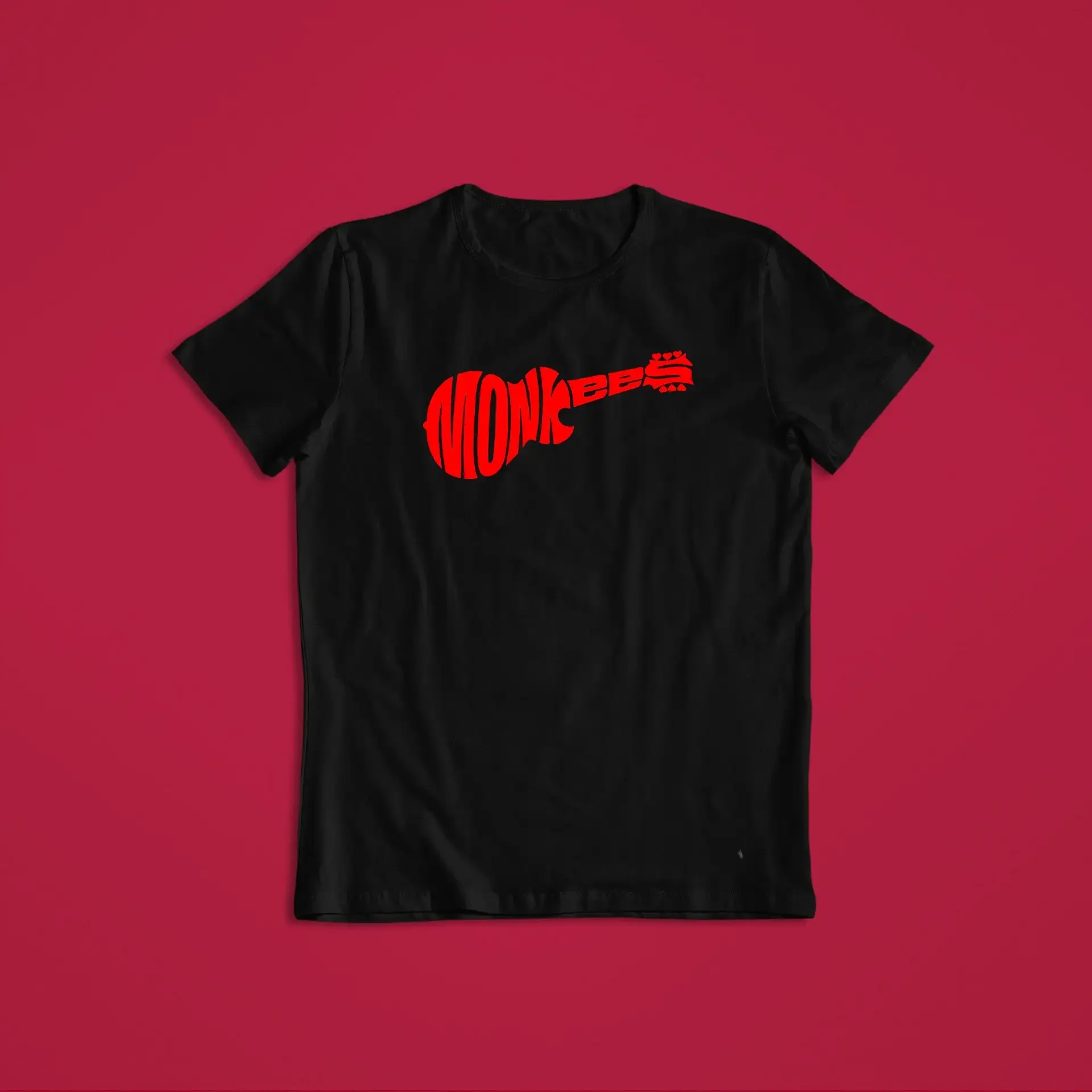 

The Monkees Guitar Band Logo T Shirt Vintage Birthday Christmas Summer Longsleeve Holiday Zipper SweaT