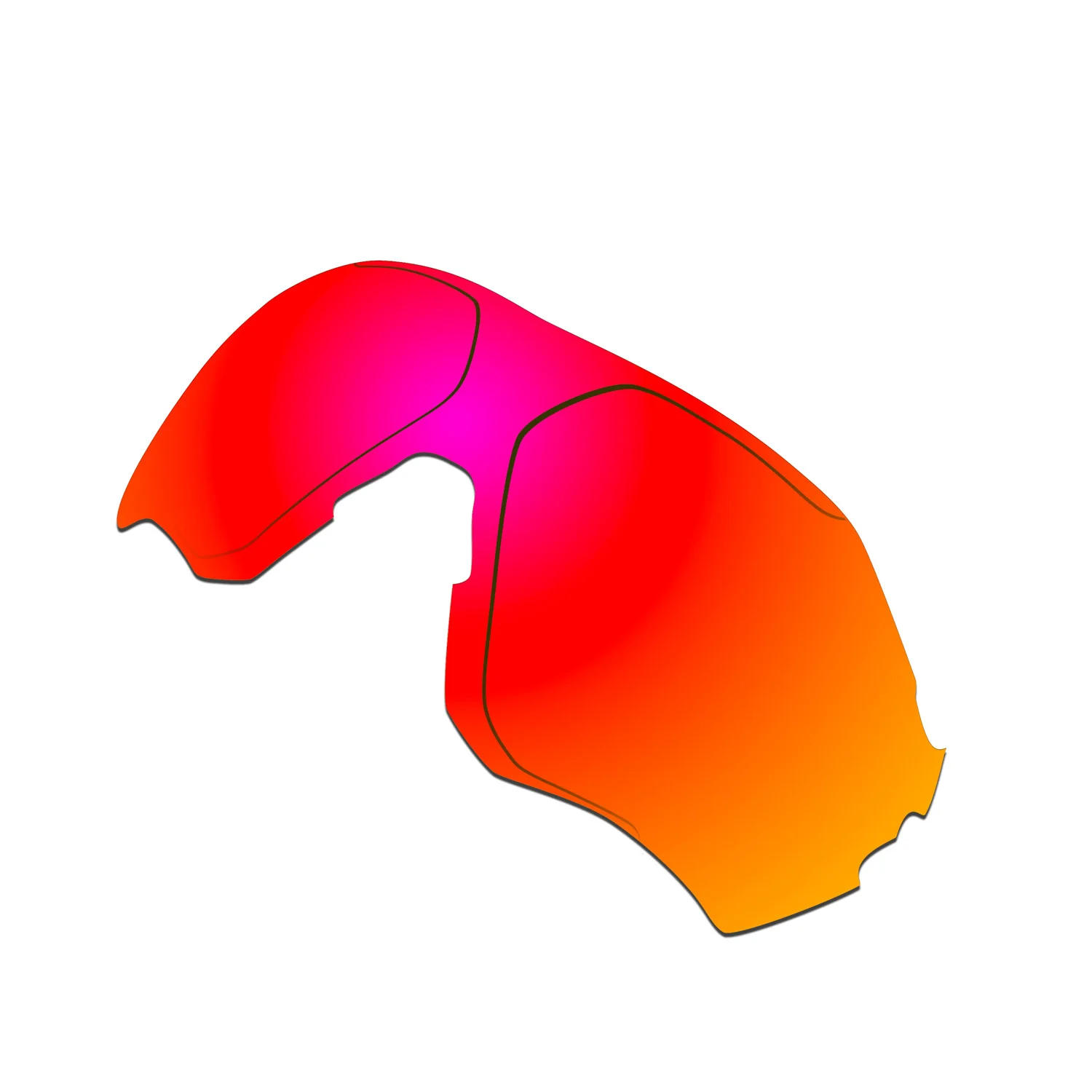 HKUCO Replacement Lenses For EVZero Range Sunglasses Red Polarized
