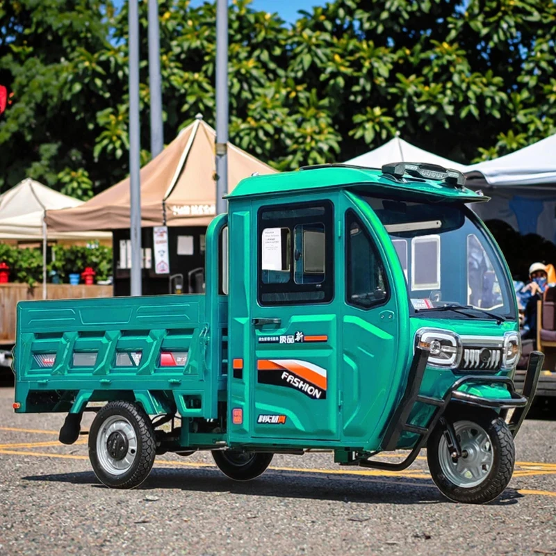 2024 Luxury Adults' 3-Wheel Tricycles Open-Body With 60V Voltage Three Cargo Motorcycles