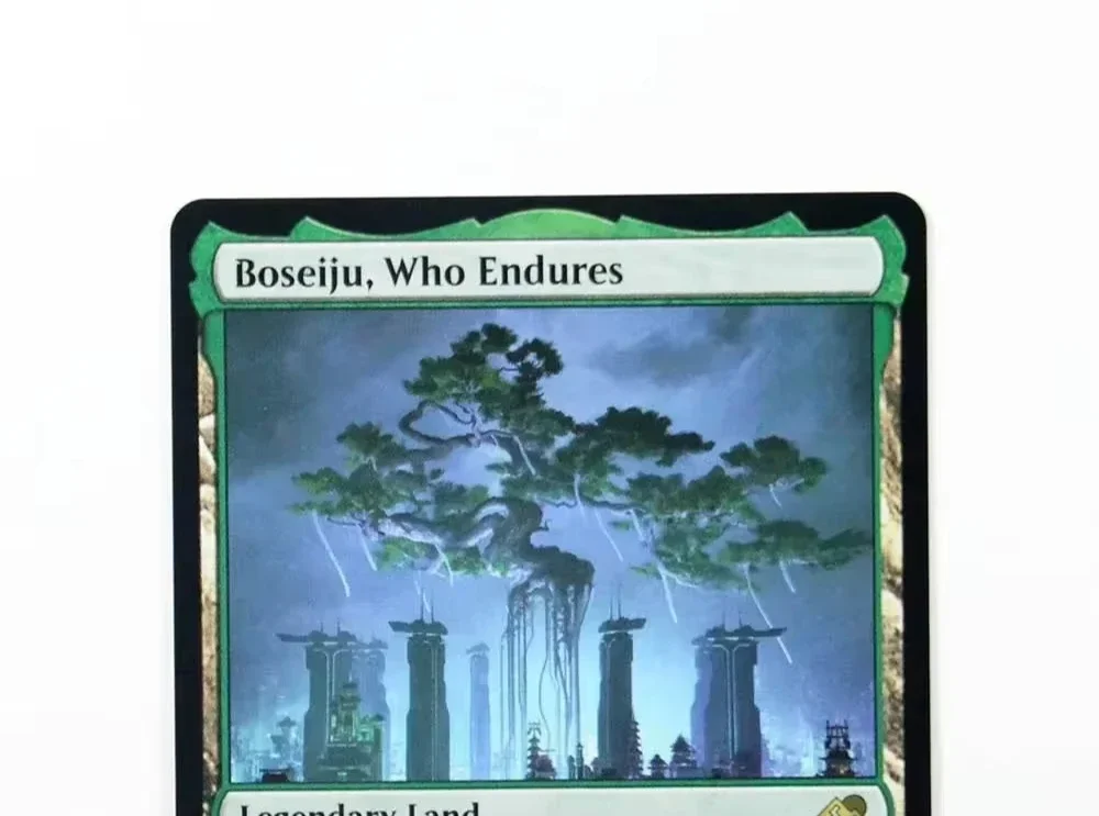 (Boseiju, Who Endures) Juego de cartas mágicas Holo/Foil TCG, juego de cartas proxy de alta calidad, juego de mesa, tarjetas comerciales Proxy