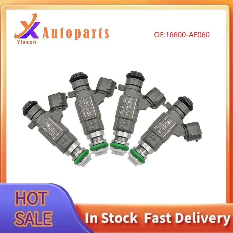 FBJC101 16600-AE060 Fuel Injector Nozzle for Nissan X-TRAIL T30 QR25DE 2.5L MURANO Z50 VQ35DE 3.5L V6 for Infiniti  Auto Parts