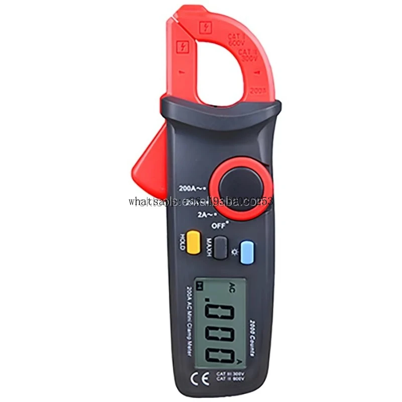 

UT210B 16mm Jaw Digital Clamp Meter 2000 Display Count Tong Tester