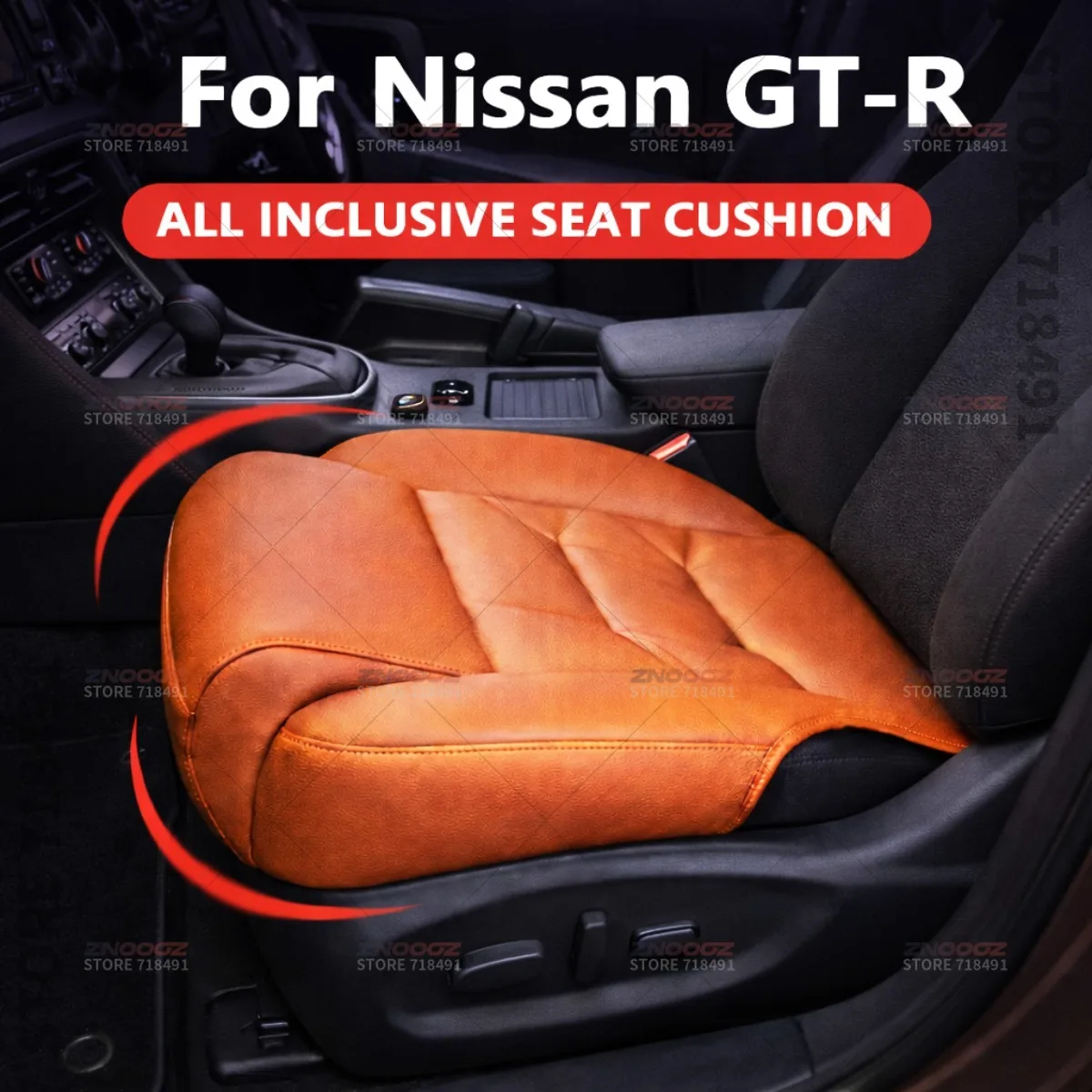 

Подушка-удлинитель для сиденья Nissan GT-R Cross, накладка на сиденье с эффектом памяти, аксессуары для интерьера