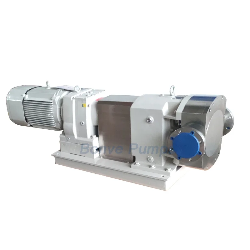High Viscosity Pigment Lobe Pump for Printing Ink Color Paste Coating Dye Handling Wear Resistant Components