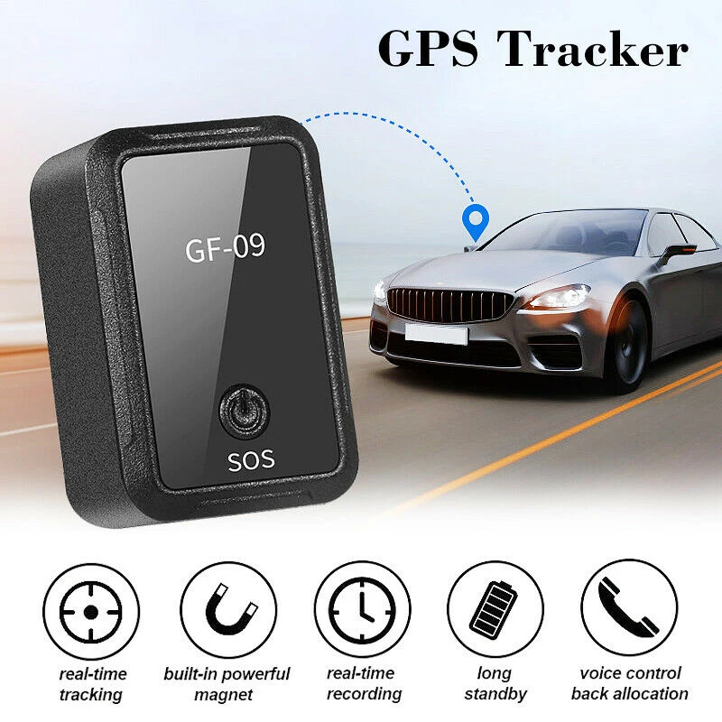 GF 09 Mini Car Tracker Magnetic Car GPS Locator Anti-Lost Recording Tracking Device Can Voice Control Phone Wifi LBS with APP