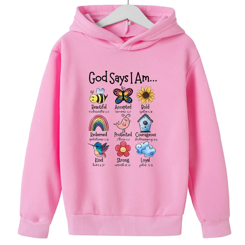 Kaus Lucu Gambar Hewan Kartun Santai Atasan Hadiah Ulang Tahun Kekasih GYM Anak Perempuan Pakaian Tebal Sweter Hooodie Anak-anak