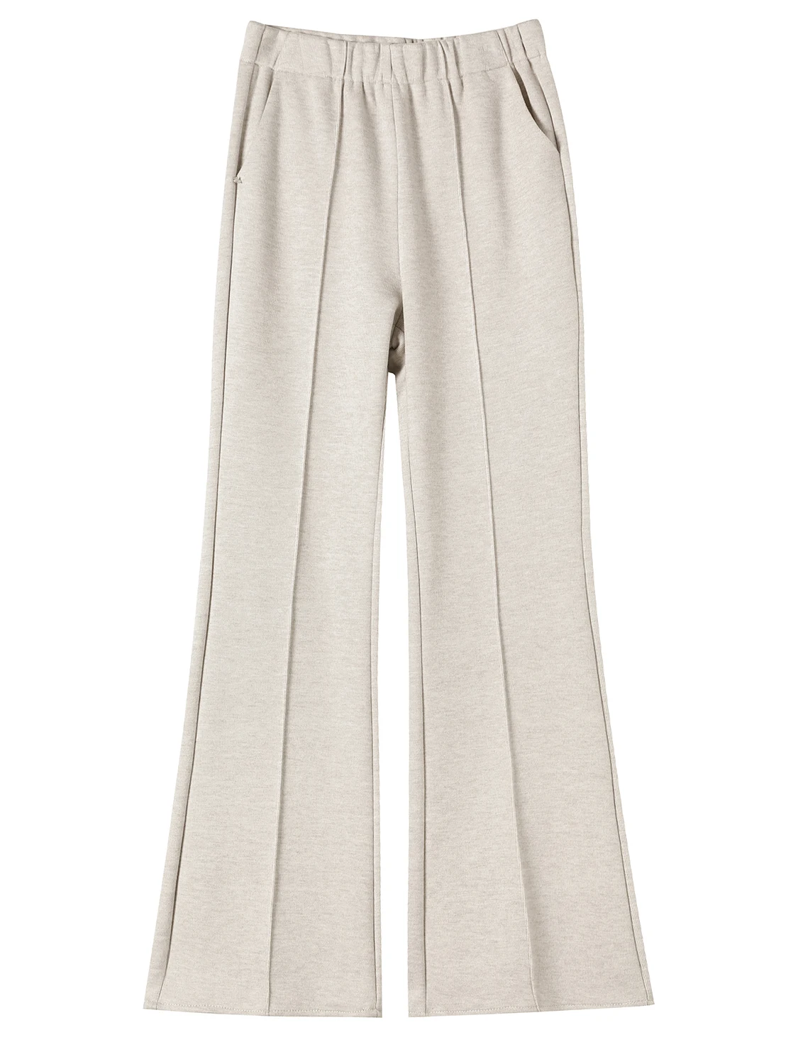 Pantalons décontractés à taille haute et jambes larges pour femmes, pantalons Camere, automne hiver, nouveau style, pantalon long jusqu'au sol