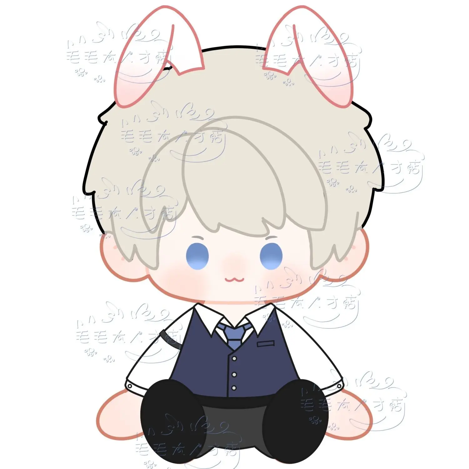 Amor e jogo do espaço profundo, Li Shen Xing, bebê Hui Qi Yu, alta qualidade, 40cm