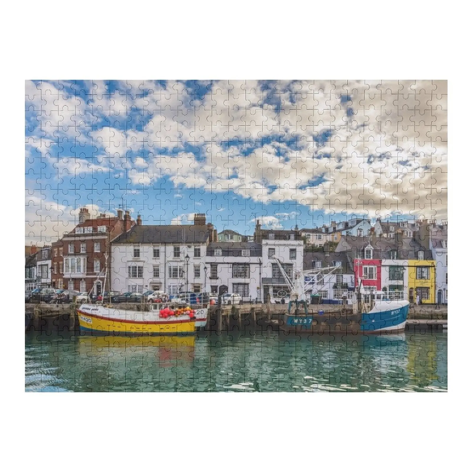 

Weymouth Harbour, Weymouth Jigsaw Puzzle Name Wooden Toy Personalize Baby Toy Diorama Accessories Puzzle