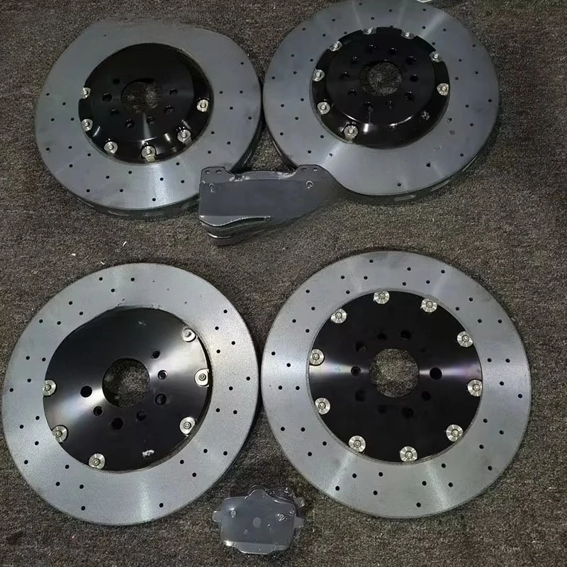 

Углеродно-керамический автомобильный тормозной диск из углеродного волокна, керамический ротор, гоночный передний 380x36, задний 370x24