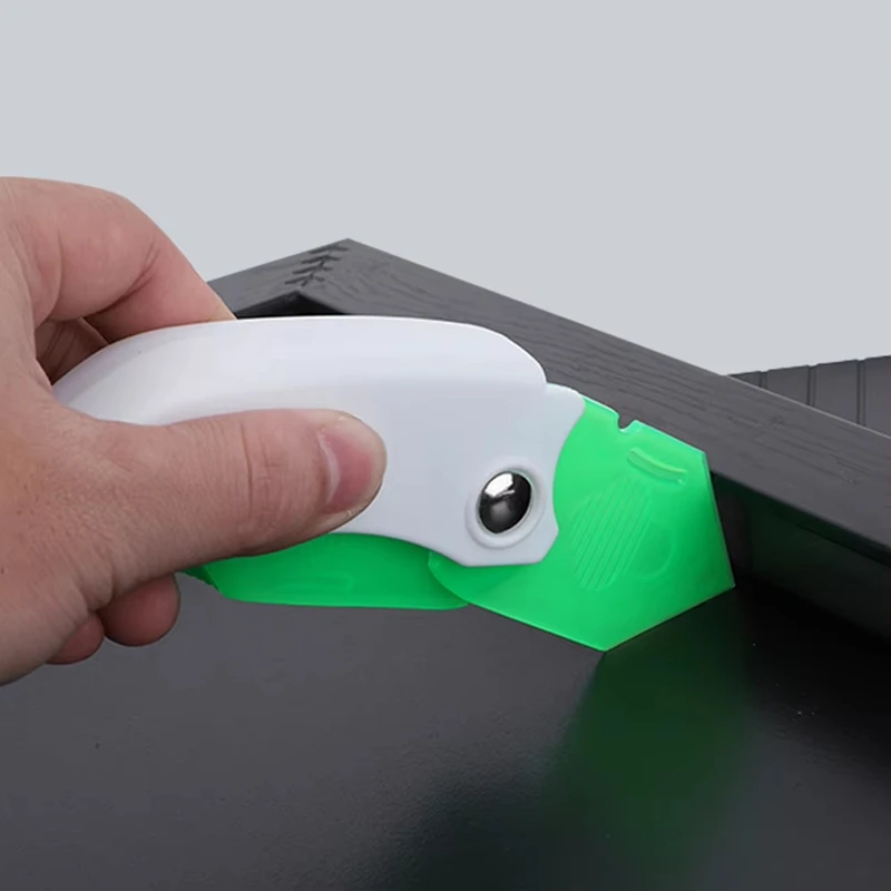 ABPQ-6PCS 9In1 Spatola per calafataggio Strumento multiuso per calafataggio in silicone Cucitura in silicone Dispositivo di rimozione malta portatile per piastrelle e finestre