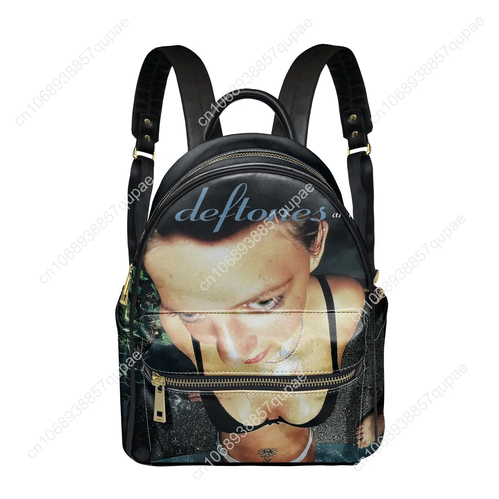 Deftones Metal Rock Band Backpack Womens Men Personalized Double Shoulder Bag Business Travel Bookbag Rucksack Gift Daypack