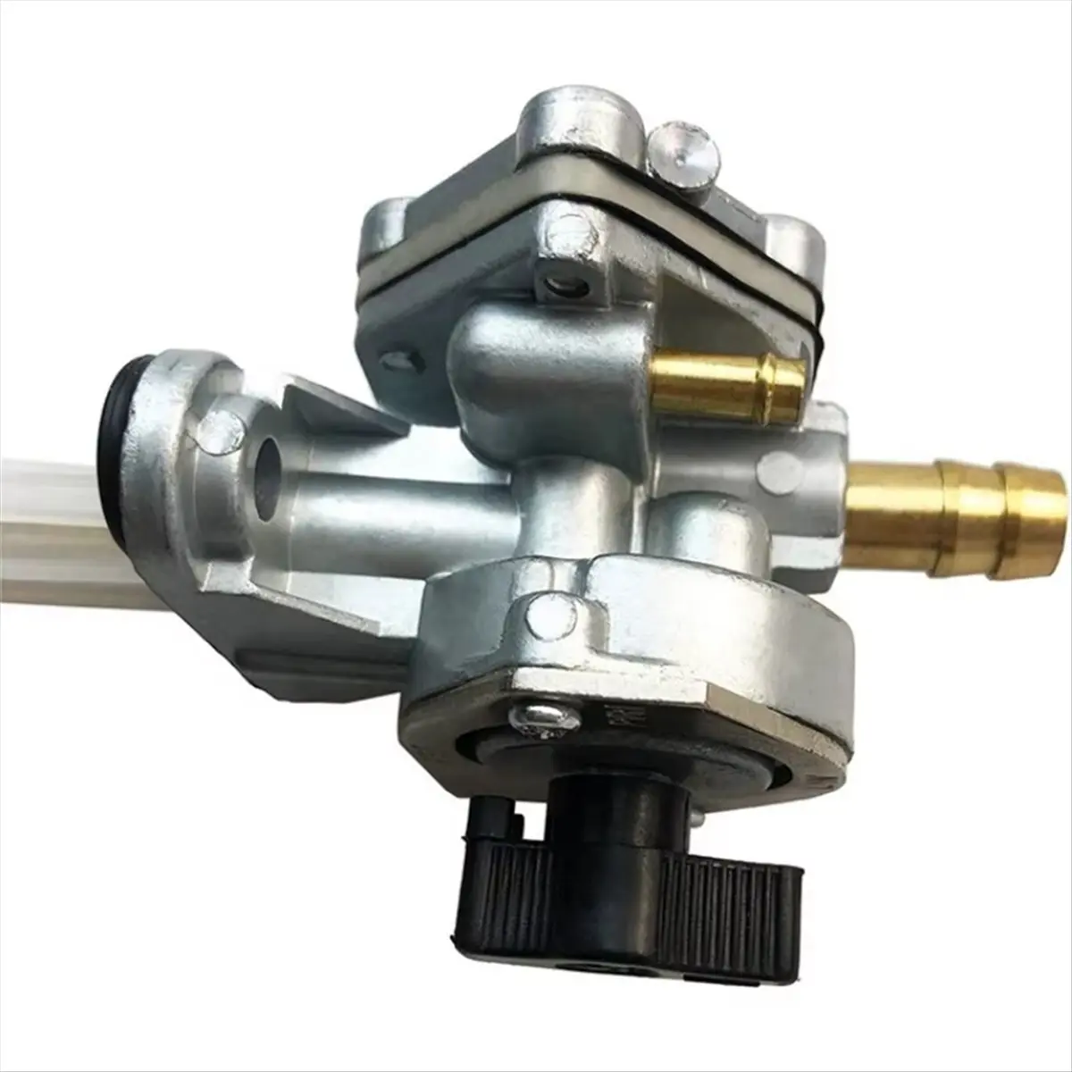 #92H Motorbikes Accessories ,Motorcycle Fuel Valve Switch Fuel Vavle Petcock Shut Off for Kawasaki (Metal+Plastic)