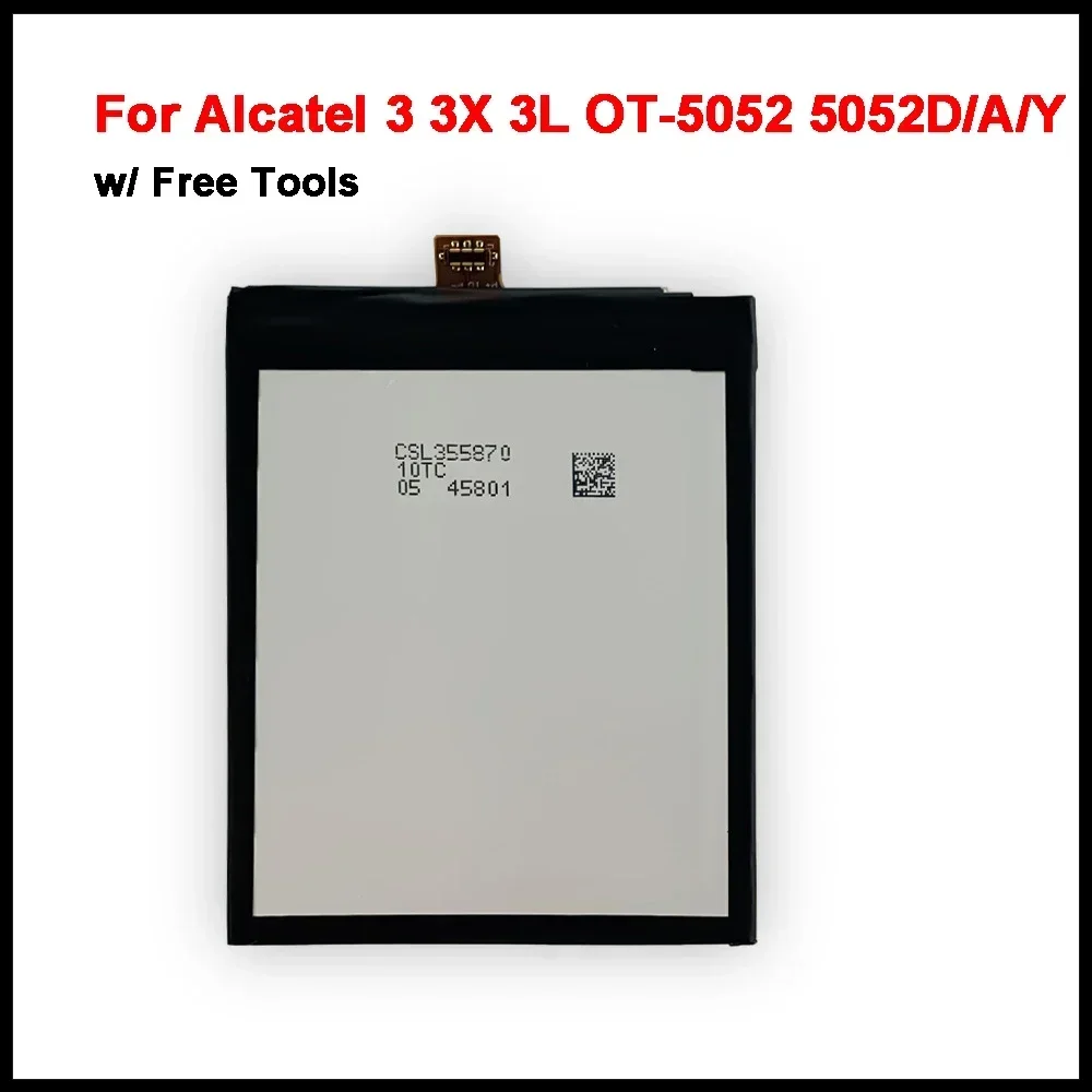 

Аккумулятор TLp029D1 3000 мАч для мобильного телефона Alcatel 3 3X 3L 2018 OT-5052 5052D/A/Y Alcatel 5 OT-5086 5086D/Y/A OT-5034 OT-5058