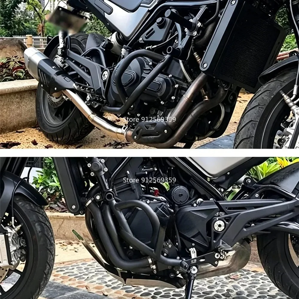 For Benelli Leoncino500 BJ500 Leoncino 500 Motorcycle Bumper Engine Guards Highway Crash Bar Body Anti Drop Collision Bar Frame