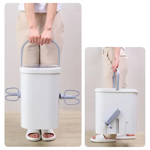 10S Manual Washing Machine Student Dormitory Hand-cranked Household Small Washing Socks Without Electricity