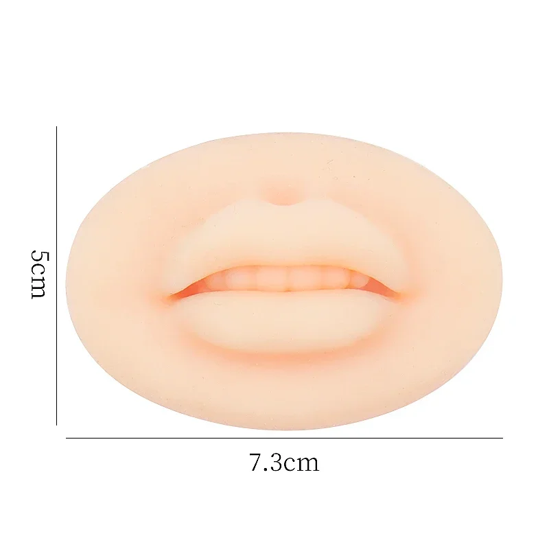 Sdotter Silicone Lip 3D Skin Model  Practice Soft Thicken Lip Open Mould Mold Tattoo Accessories Makeup Permanent Tools