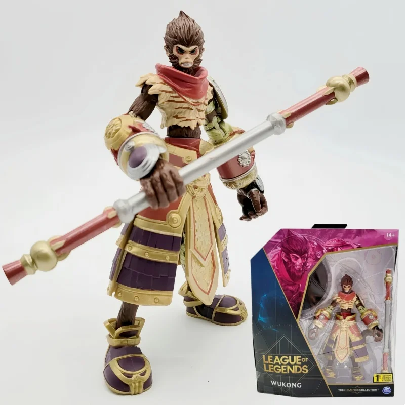 League Of Legends The Champion Collection Wukong Jinx Darius Yasuo Thresh Classic Games Action Figure Die Cast True Weaponry Toy