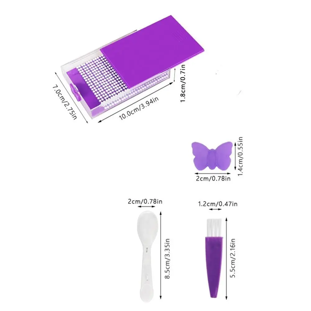 Embroidery Drills Funnel DIY Craft Cross Stitch Accessories Drill Tray Storage Box Beading Plates Multifunctional