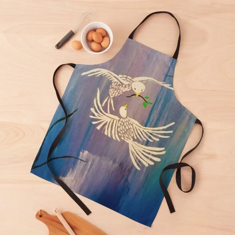 

Birds of Revival Apron Smock for hairdressing waterproof for women Apron