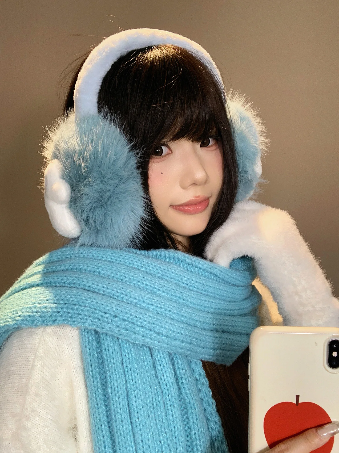 bonito-boneco-de-neve-boneca-azul-plu-orelha-muffs-feminino-inverno-coreano-sle-thi-quente-orelha-cobre-photoaphy-aderecos-sentimento-ambiente