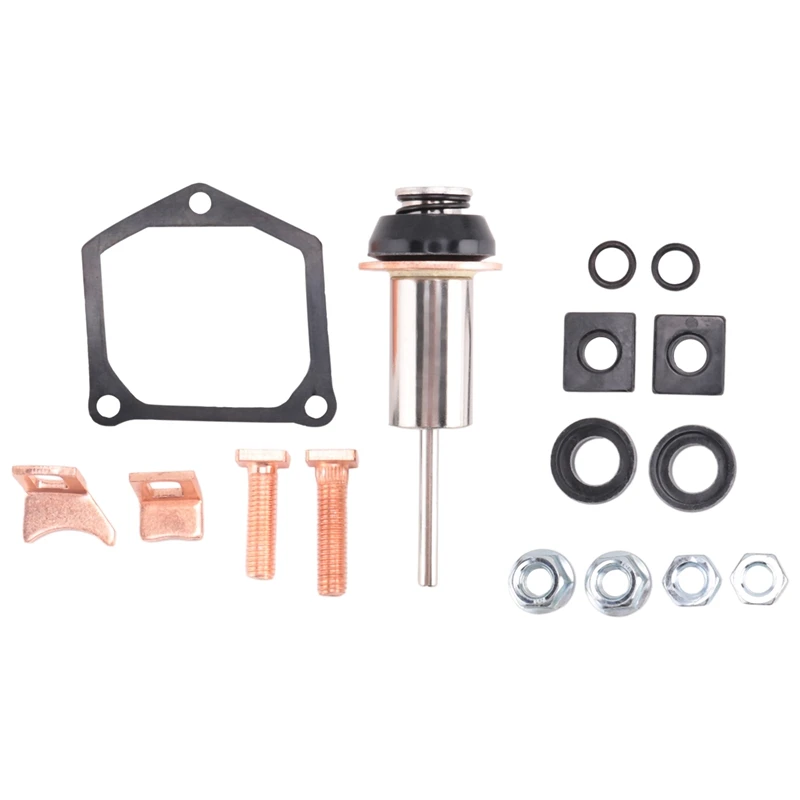 Kit de reconstrucción de reparación de solenoide de arranque, piezas de contacto aptas para Toyota Subaru 228000-6660, 228000-6662, 228000-6663