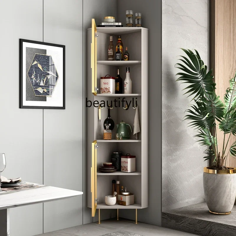 LXLiving Room Corner Cabinet Modern Minimalist Nordic Wine Cabinet Triangle CabinetSSS