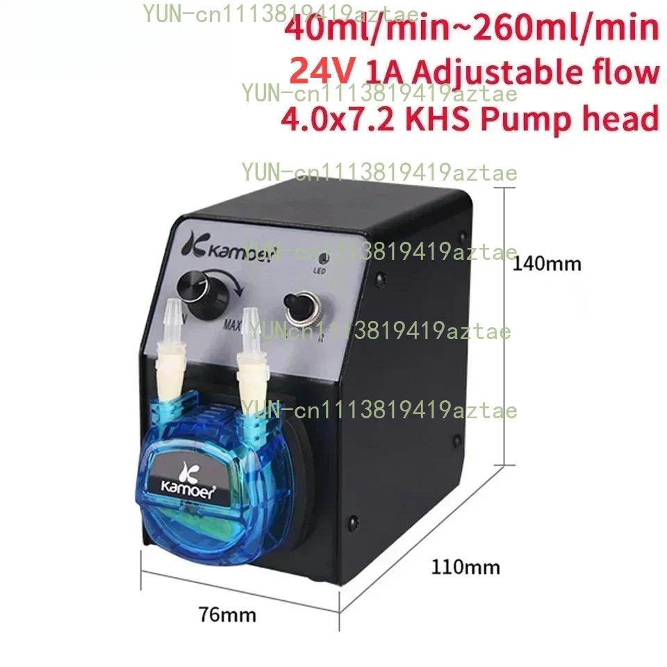 24V  260ml/min KCP PRO2 Peristaltic Pump Adjustable Flow Feeding Infusion Pump Quantitative Circulation Pump For Lab