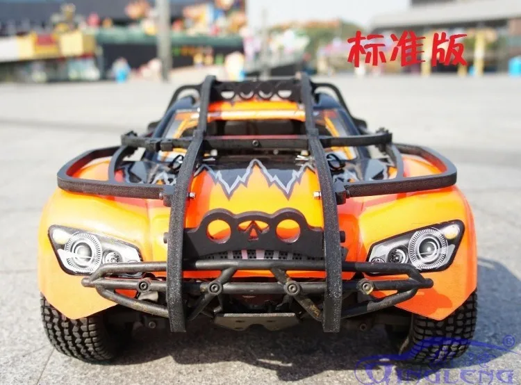 Muy resistente HOBAO/OFNA 1/8 8sc camión corto jaula antivuelco de nailon protege el marco del cuerpo de la carcasa 8sc soporte de luz