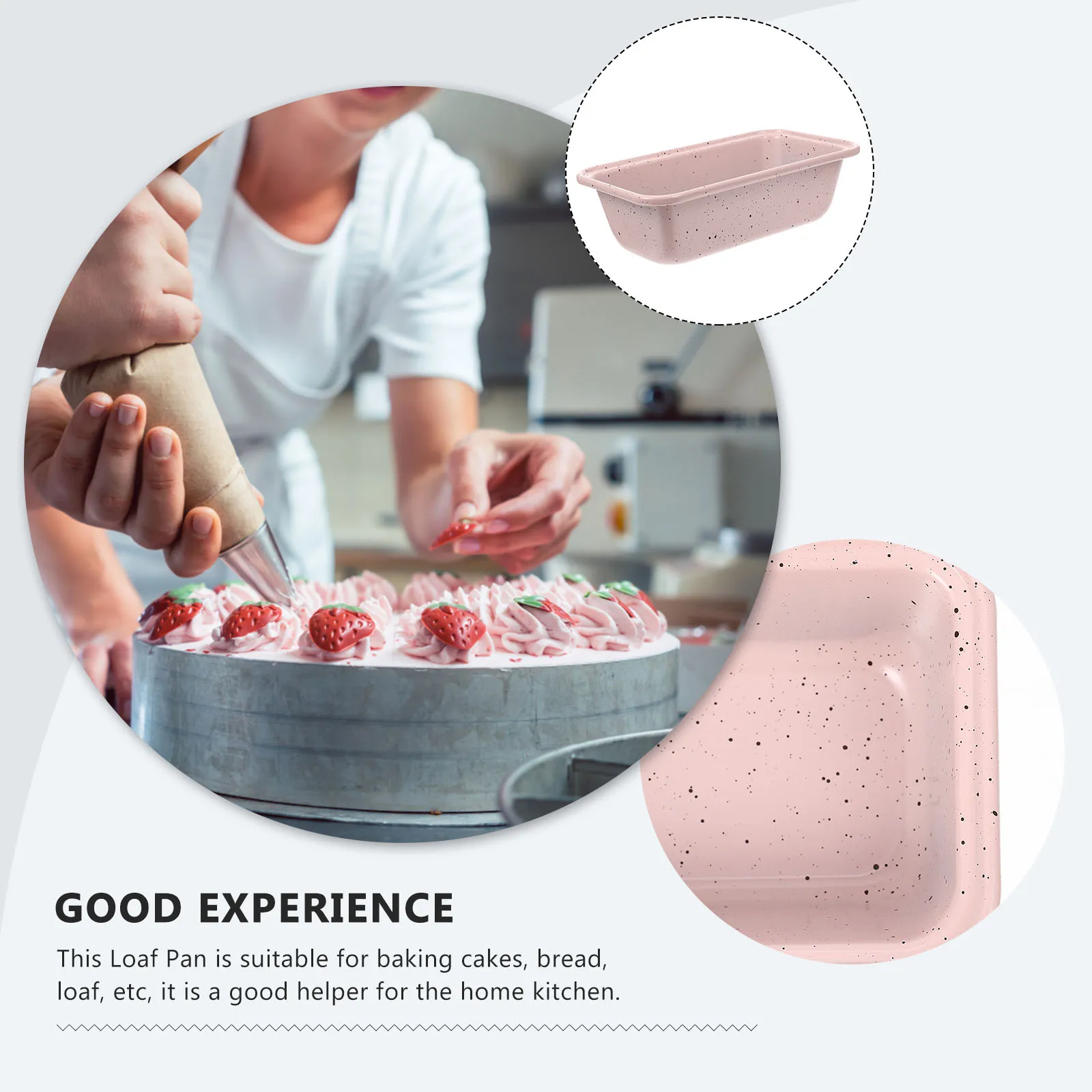 

1pcs Heavy Duty Carbon Steel Nonstick Coating Bread Bread Mold Toast Toast Mold Kitchen Bakeware Practical Household