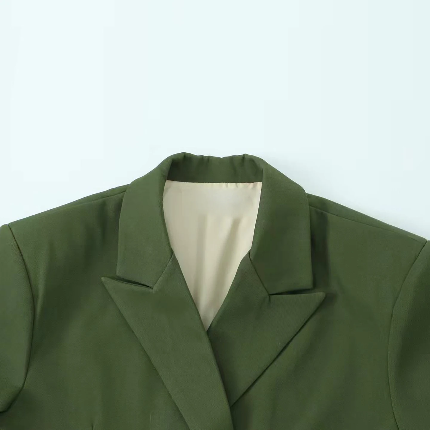 

Women's Faion Long Sve Loose Suit Jaet Commute Sle Autumn New Arrival Z Brand Ladies Premium Quali Outerwear