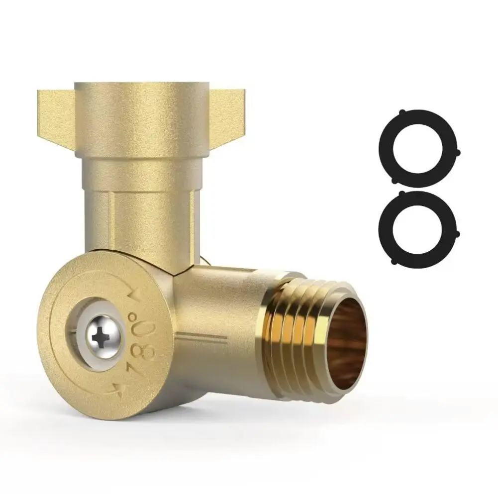 Outdoor Watering Adjustable Hose Connector 3 4 Inch Hose Fitting Easy Grip Handles High Water Pressure Resistance