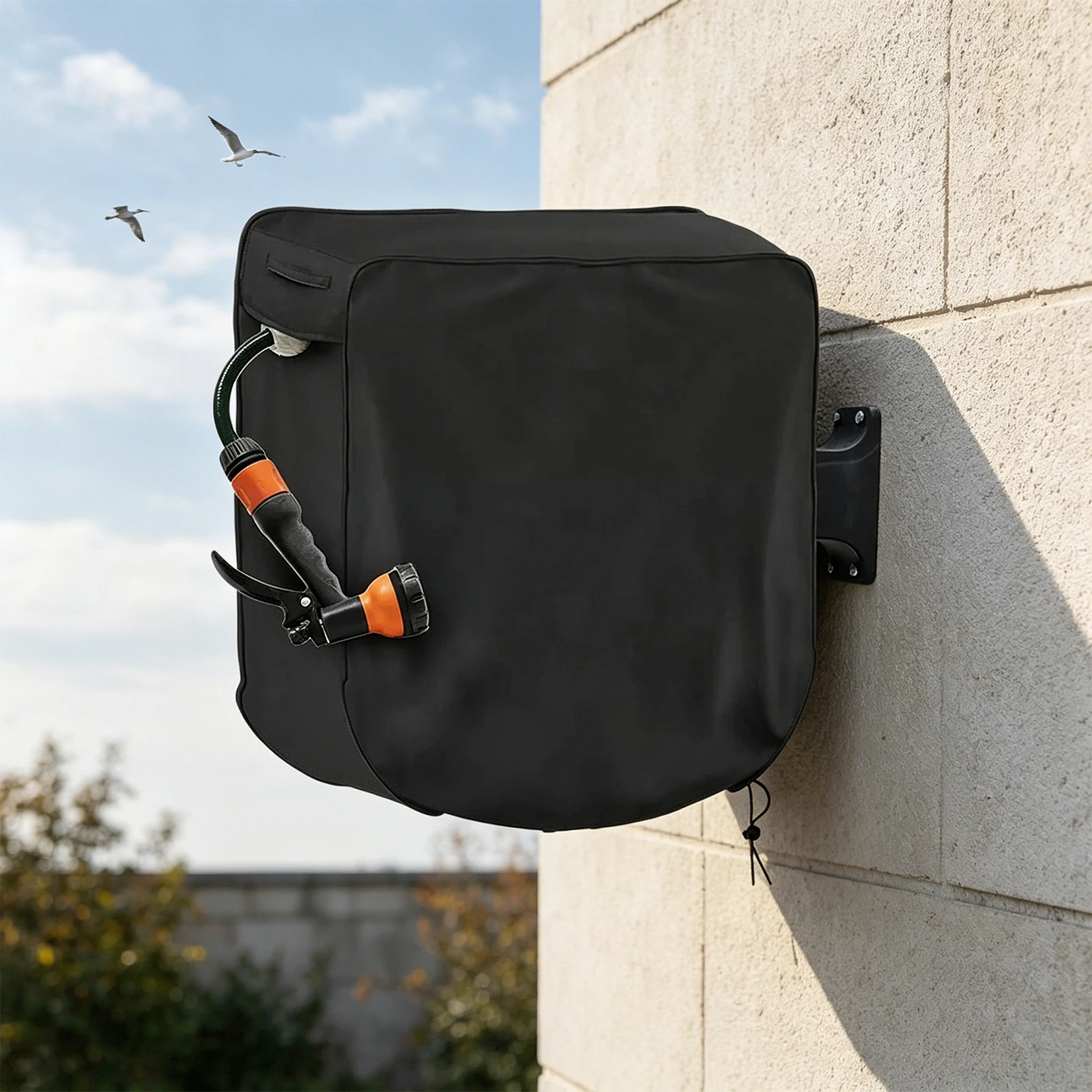 Reel Cover - Slanghaspelafdekking Waterdichte wandgemonteerde slangbeschermer Eenvoudige installatie