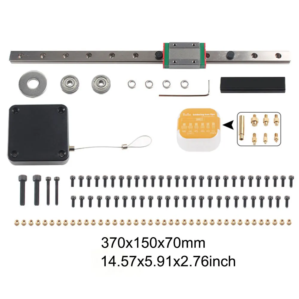 Stealth Press Kit Woodworking accessories Soldering Iron Tip Thread Heat Insert Nut Embedded Kit For 3D Printing Parts