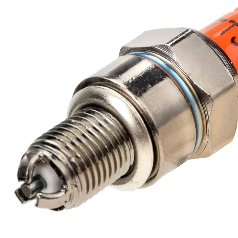 Motorcycle Spark Plug A7TJC Modification GY6 50Cc 70Cc 90Cc 110Cc 125Cc ATV Dirtbike 50 125 150Cc 3 Electrode Spark Plug