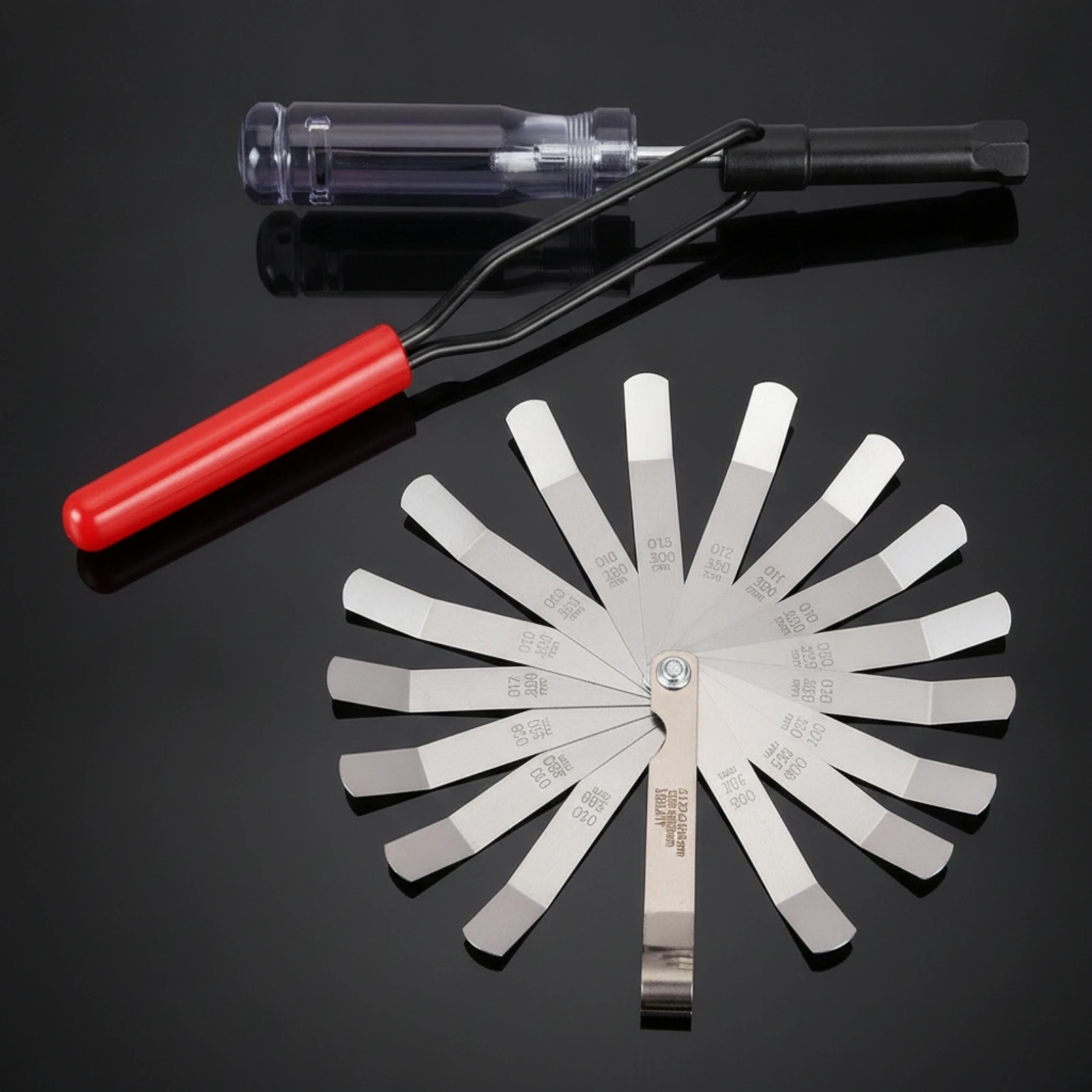 Valve Adjustment Tool with Feeler Gauge Integrated Valve Adjusting Tool with Feeler Gauge Easy-to-Use Precision-Made