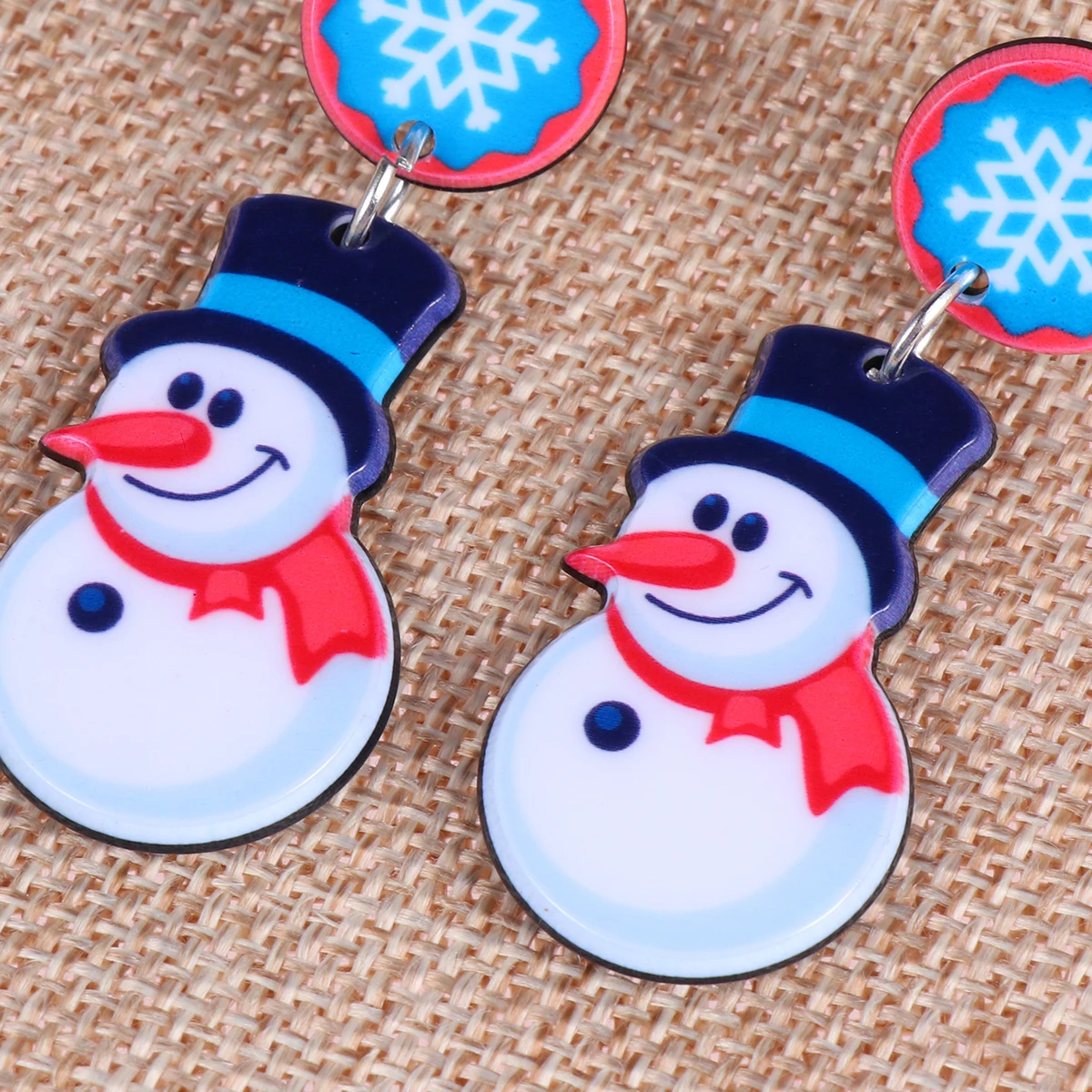 

Snowman Earrings Women Creative Santa Ear Studs Christmas Wedding Anniversary Party Gift Eco-Friendly Durable Design Girls