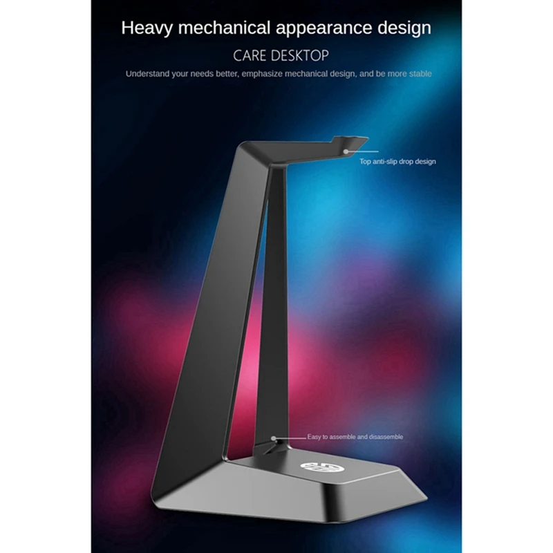 Headphone Stand Headset For All Headsets Gamers Gaming PC Accessories Desk Portable Headphone Stand Holder Rack