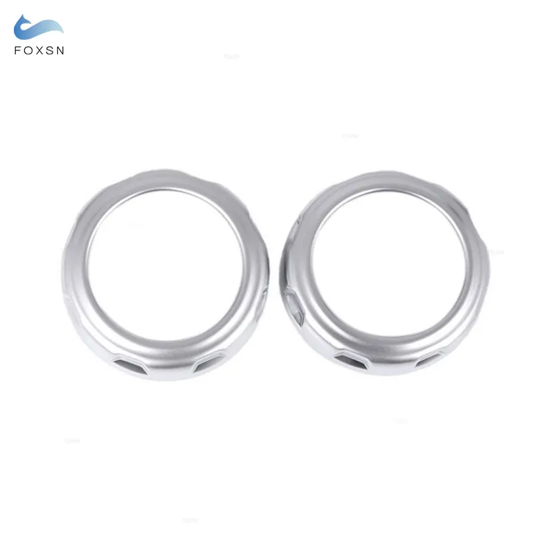 For Land Rover Discovery 3 4 LR3 LR4 For Range Rover Sport Center Armrest Box Rear Air Outlet Vent Ring Cover ABS Chrome Trim
